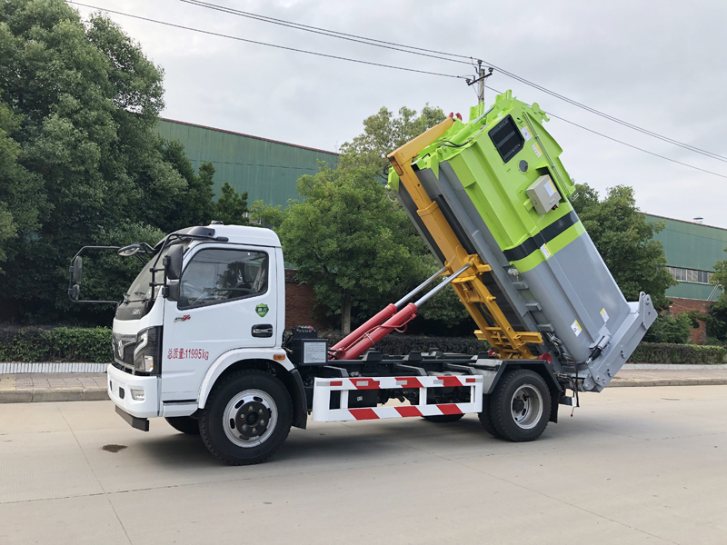 中洁牌XZL5120ZXX6型车厢可卸式垃圾车